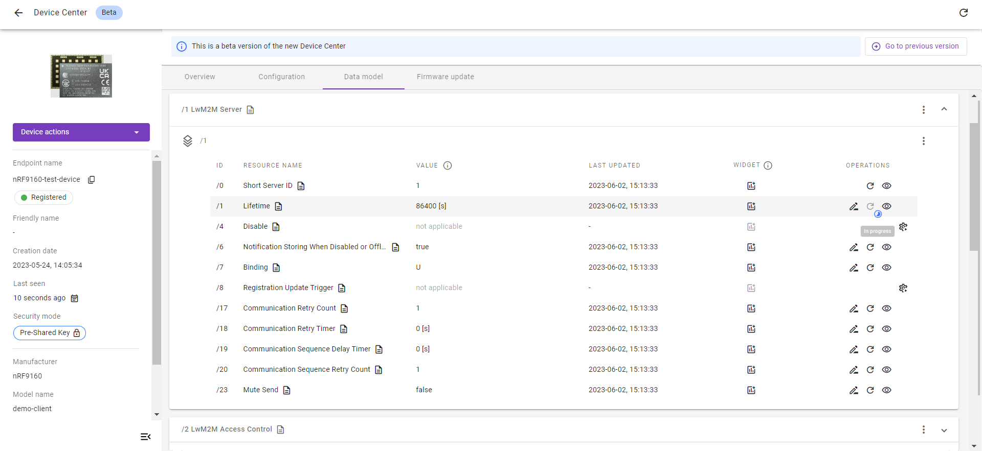 Configuración del dispositivo